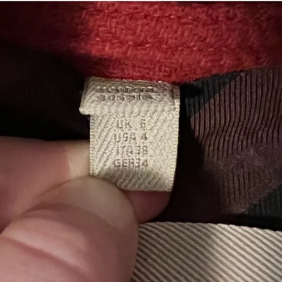 BURBERRY BRIT PEACOAT JACKET SIZE 4 US - Picture 10 of 16